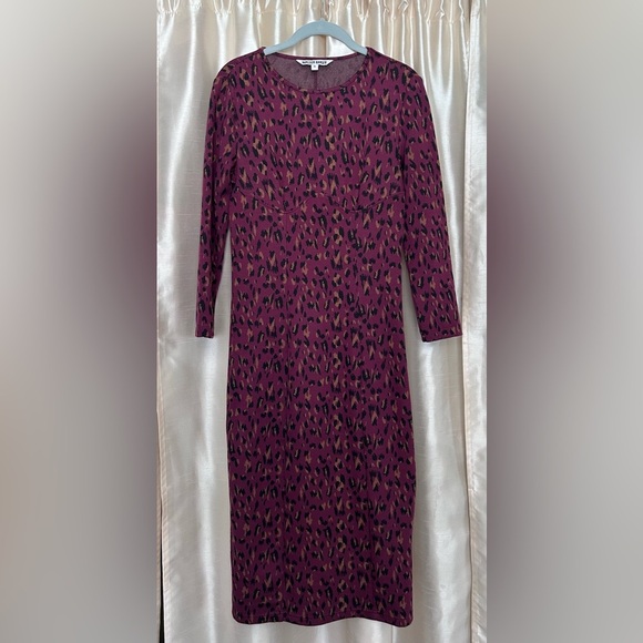 Walter Baker Shaina Dress in Dali Leopard Knit Size Small EUC - Picture 16 of 16